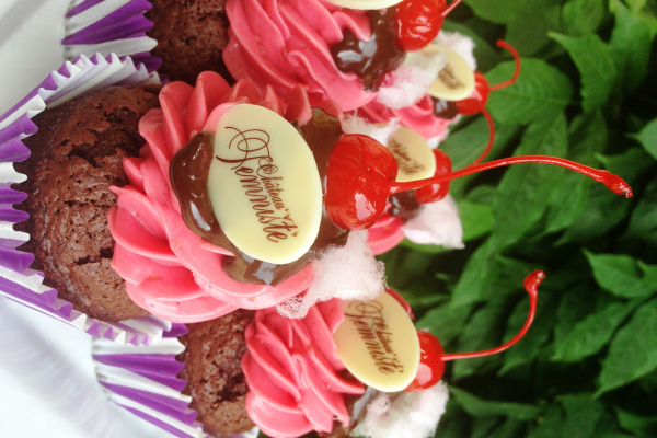 cukrova vata muffin